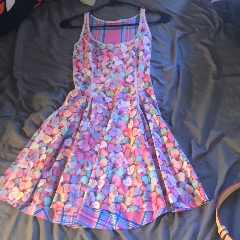 Valentines reversible skater dress BlackMilk Xs
